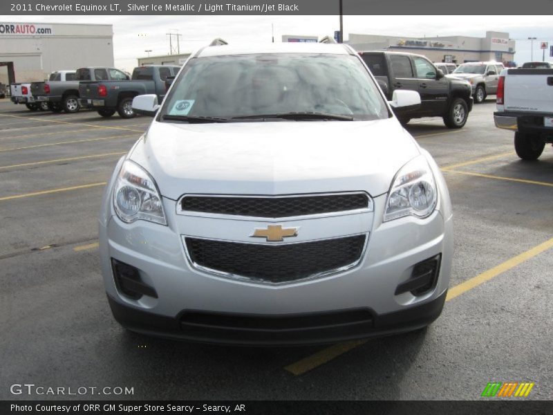 Silver Ice Metallic / Light Titanium/Jet Black 2011 Chevrolet Equinox LT