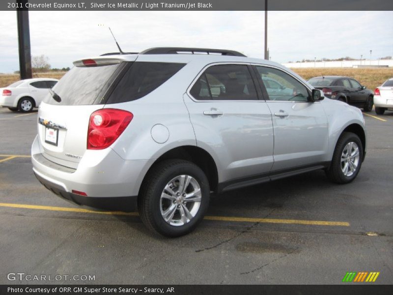 Silver Ice Metallic / Light Titanium/Jet Black 2011 Chevrolet Equinox LT