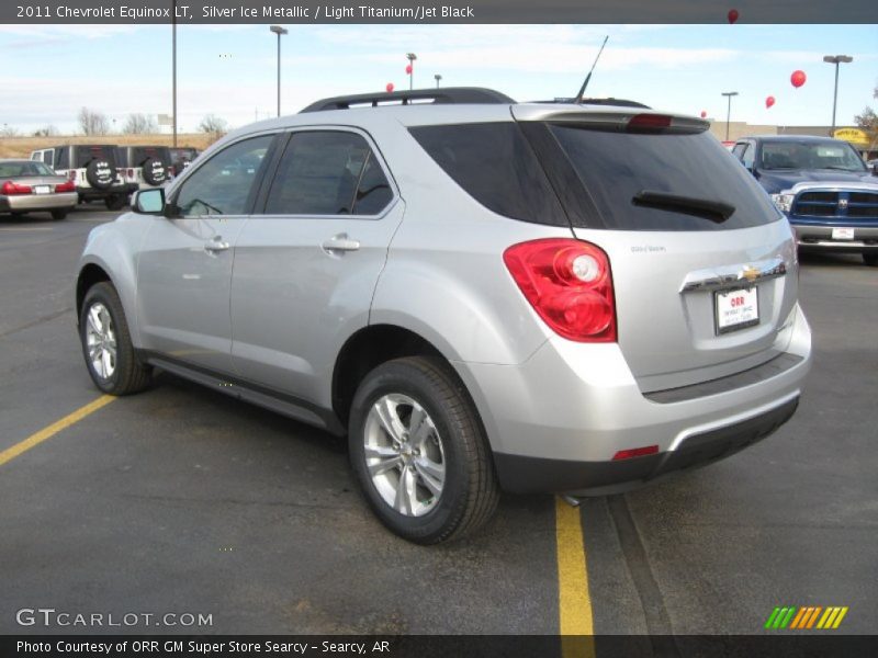 Silver Ice Metallic / Light Titanium/Jet Black 2011 Chevrolet Equinox LT