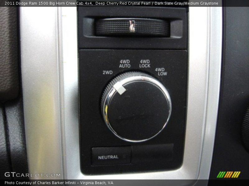 Controls of 2011 Ram 1500 Big Horn Crew Cab 4x4