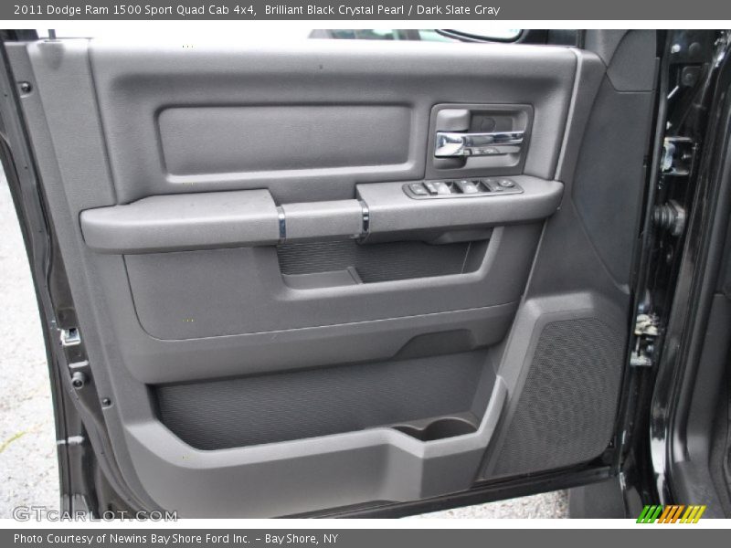 Brilliant Black Crystal Pearl / Dark Slate Gray 2011 Dodge Ram 1500 Sport Quad Cab 4x4