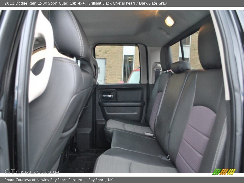 Brilliant Black Crystal Pearl / Dark Slate Gray 2011 Dodge Ram 1500 Sport Quad Cab 4x4