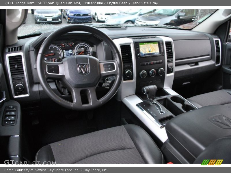 Dark Slate Gray Interior - 2011 Ram 1500 Sport Quad Cab 4x4 