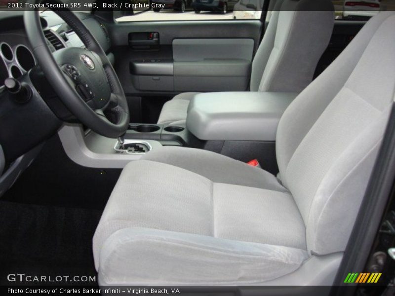 Black / Graphite Gray 2012 Toyota Sequoia SR5 4WD