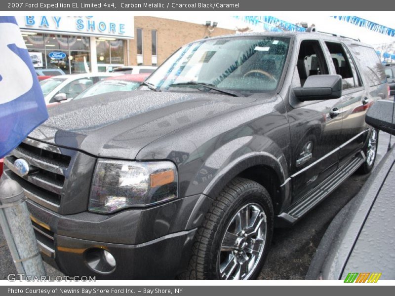 Carbon Metallic / Charcoal Black/Caramel 2007 Ford Expedition EL Limited 4x4