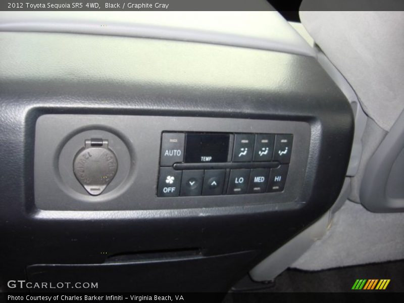 Black / Graphite Gray 2012 Toyota Sequoia SR5 4WD