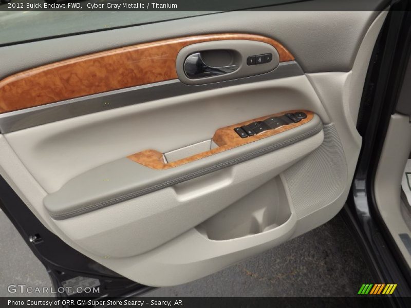 Cyber Gray Metallic / Titanium 2012 Buick Enclave FWD