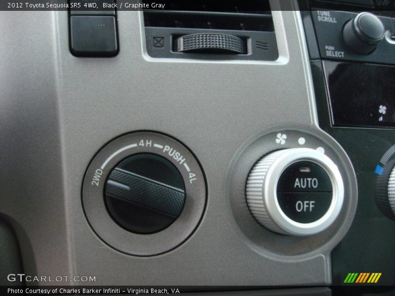 Black / Graphite Gray 2012 Toyota Sequoia SR5 4WD