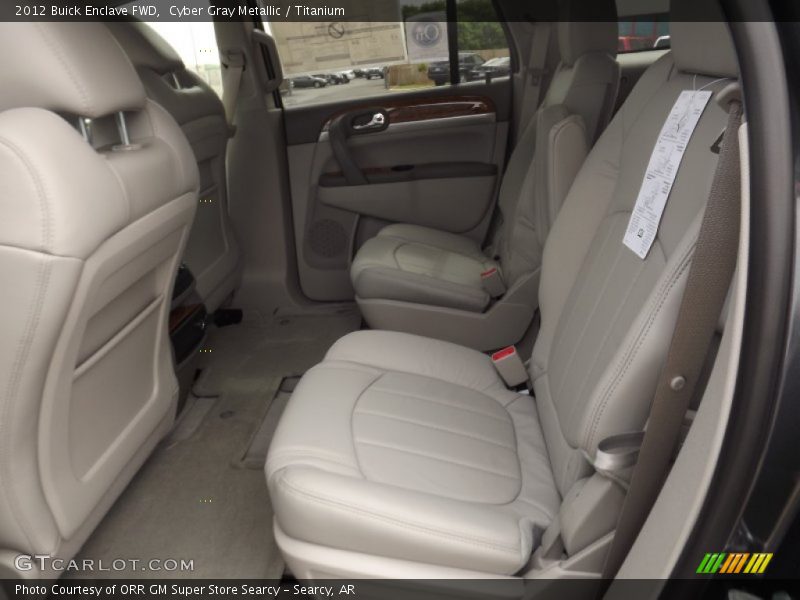 Cyber Gray Metallic / Titanium 2012 Buick Enclave FWD