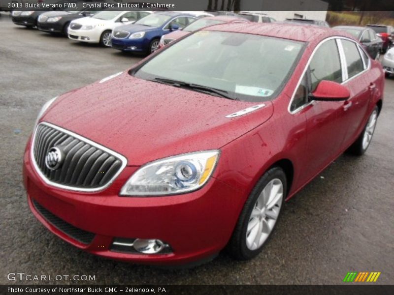 Crystal Red Tintcoat / Cashmere 2013 Buick Verano FWD