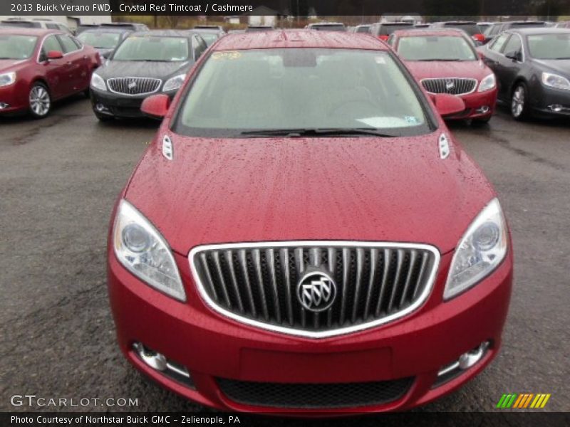Crystal Red Tintcoat / Cashmere 2013 Buick Verano FWD