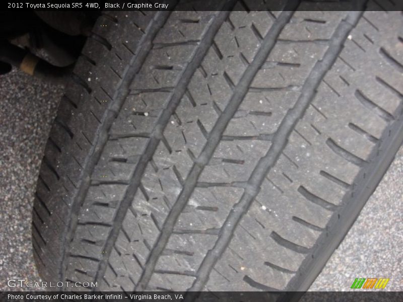 Black / Graphite Gray 2012 Toyota Sequoia SR5 4WD