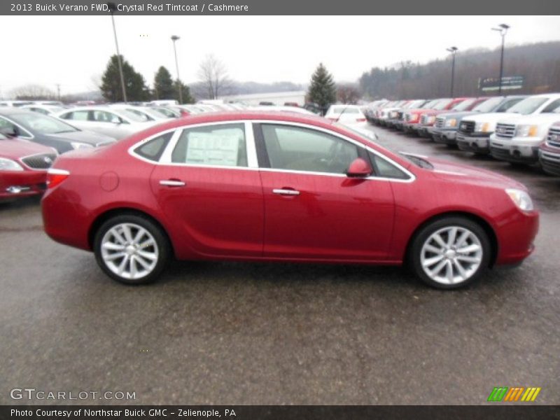 Crystal Red Tintcoat / Cashmere 2013 Buick Verano FWD
