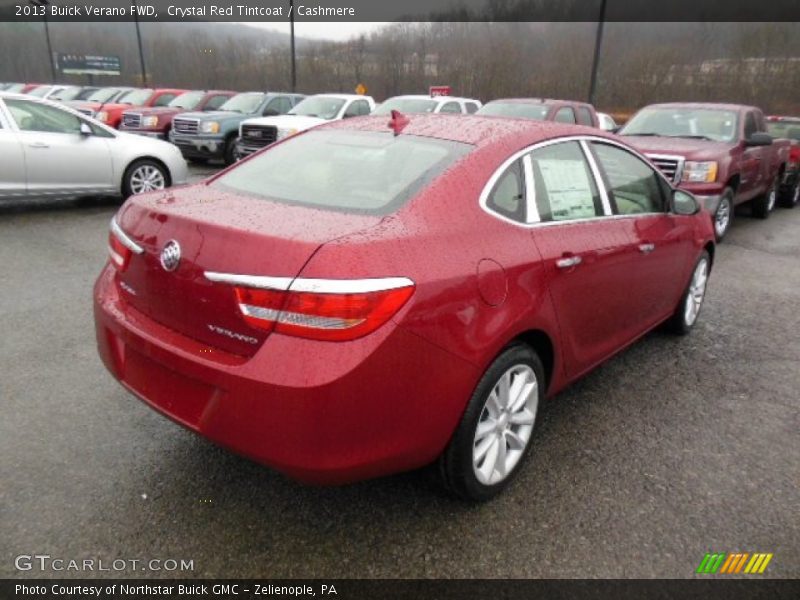Crystal Red Tintcoat / Cashmere 2013 Buick Verano FWD