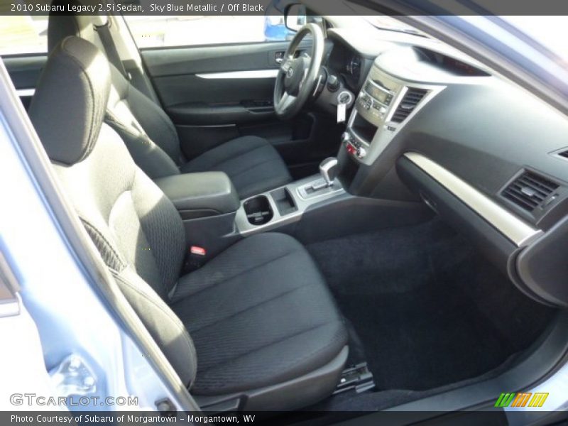 Sky Blue Metallic / Off Black 2010 Subaru Legacy 2.5i Sedan