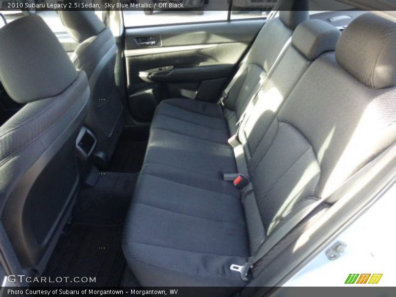 Sky Blue Metallic / Off Black 2010 Subaru Legacy 2.5i Sedan