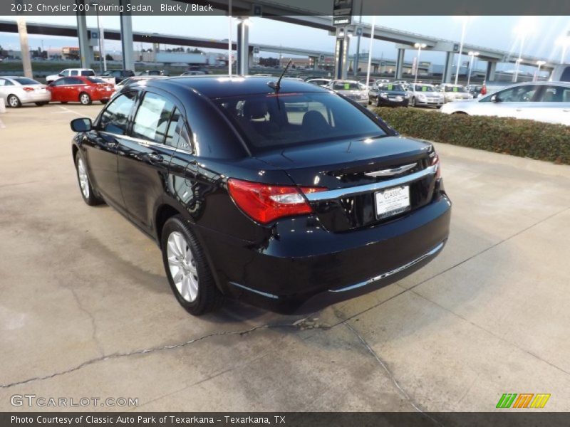 Black / Black 2012 Chrysler 200 Touring Sedan
