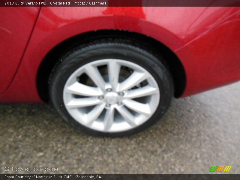 Crystal Red Tintcoat / Cashmere 2013 Buick Verano FWD