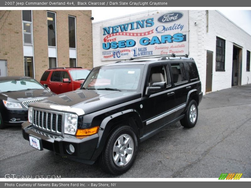 Black Clearcoat / Dark Slate Gray/Light Graystone 2007 Jeep Commander Overland 4x4