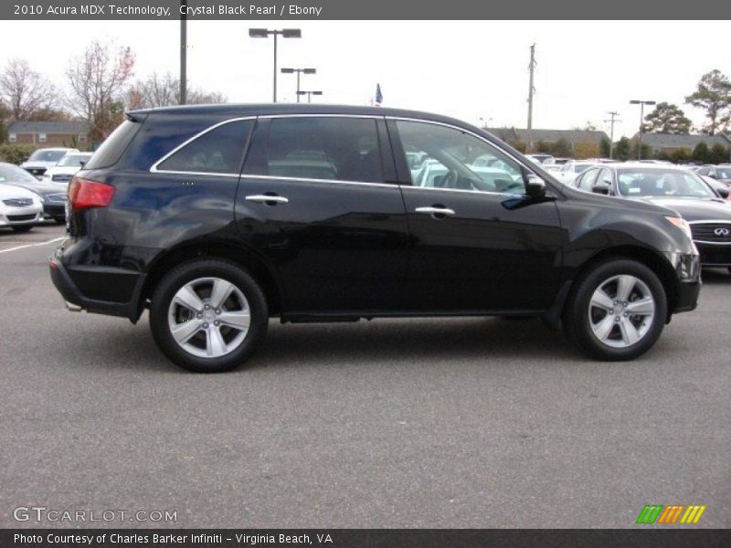 Crystal Black Pearl / Ebony 2010 Acura MDX Technology