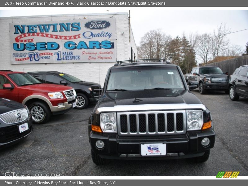 Black Clearcoat / Dark Slate Gray/Light Graystone 2007 Jeep Commander Overland 4x4