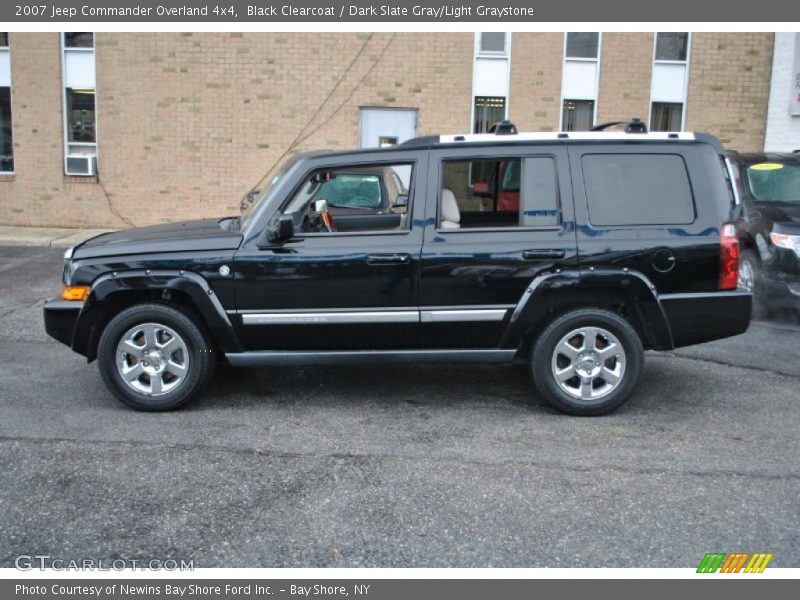 Black Clearcoat / Dark Slate Gray/Light Graystone 2007 Jeep Commander Overland 4x4