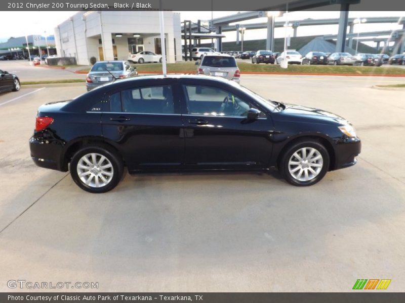 Black / Black 2012 Chrysler 200 Touring Sedan