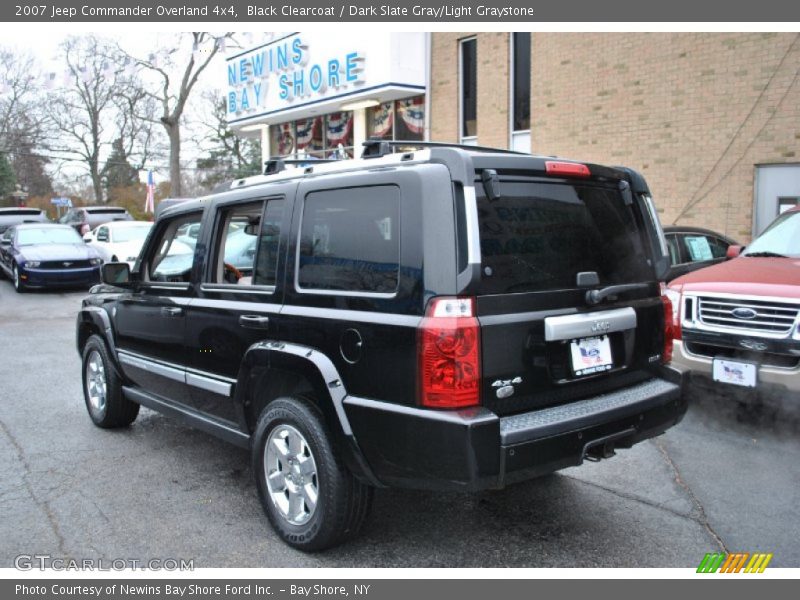Black Clearcoat / Dark Slate Gray/Light Graystone 2007 Jeep Commander Overland 4x4
