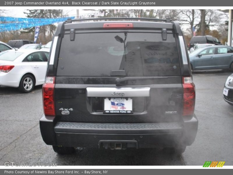 Black Clearcoat / Dark Slate Gray/Light Graystone 2007 Jeep Commander Overland 4x4
