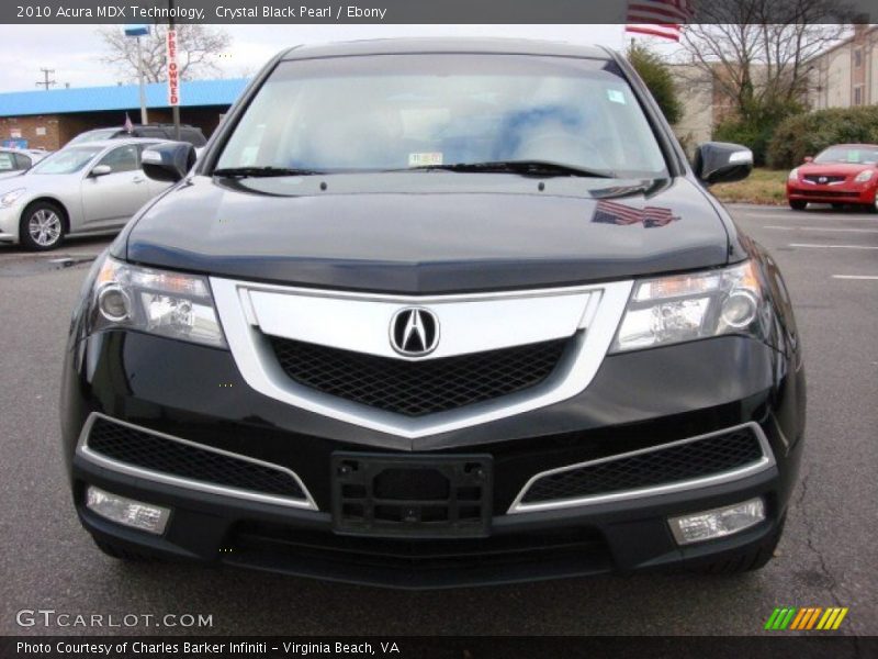 Crystal Black Pearl / Ebony 2010 Acura MDX Technology
