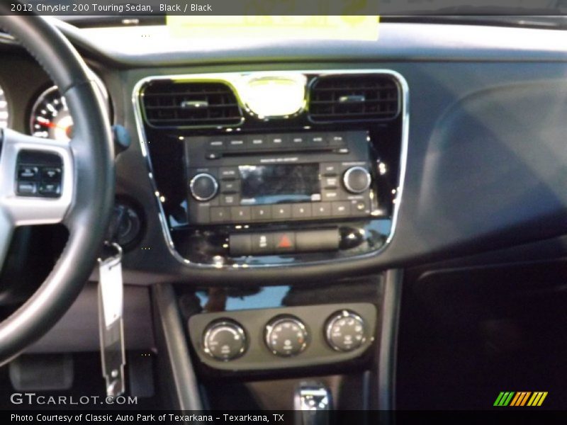 Black / Black 2012 Chrysler 200 Touring Sedan