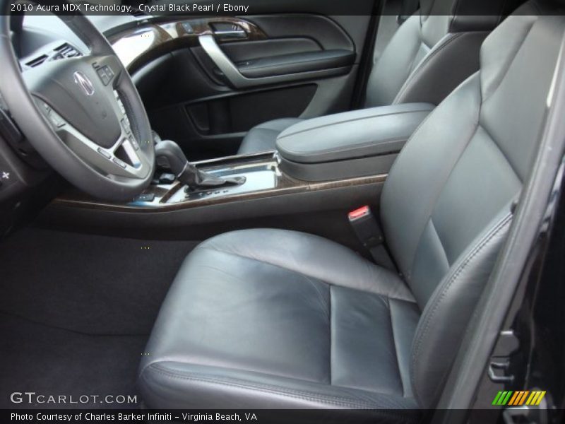 Crystal Black Pearl / Ebony 2010 Acura MDX Technology