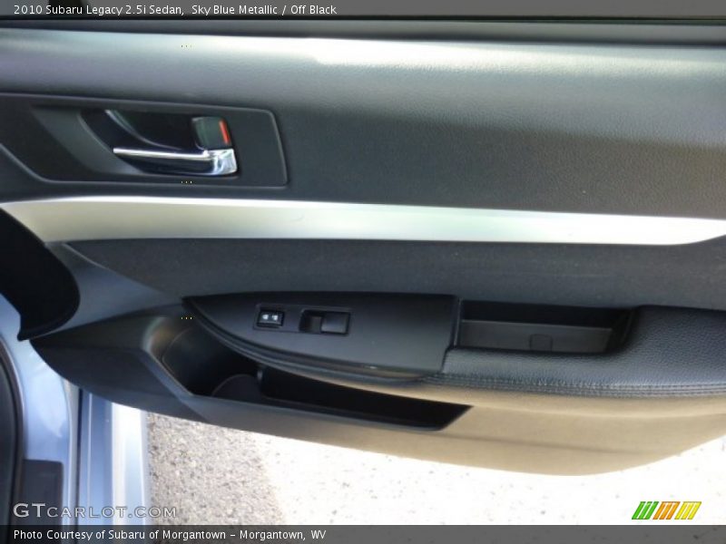 Sky Blue Metallic / Off Black 2010 Subaru Legacy 2.5i Sedan