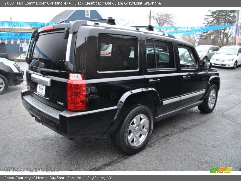 Black Clearcoat / Dark Slate Gray/Light Graystone 2007 Jeep Commander Overland 4x4