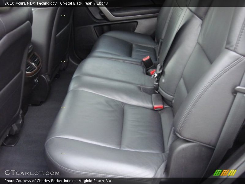 Crystal Black Pearl / Ebony 2010 Acura MDX Technology