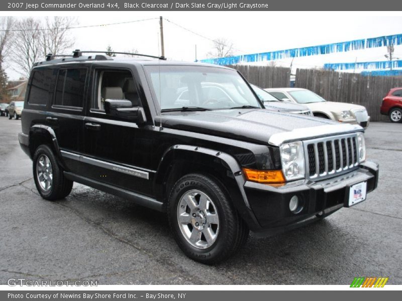 Black Clearcoat / Dark Slate Gray/Light Graystone 2007 Jeep Commander Overland 4x4