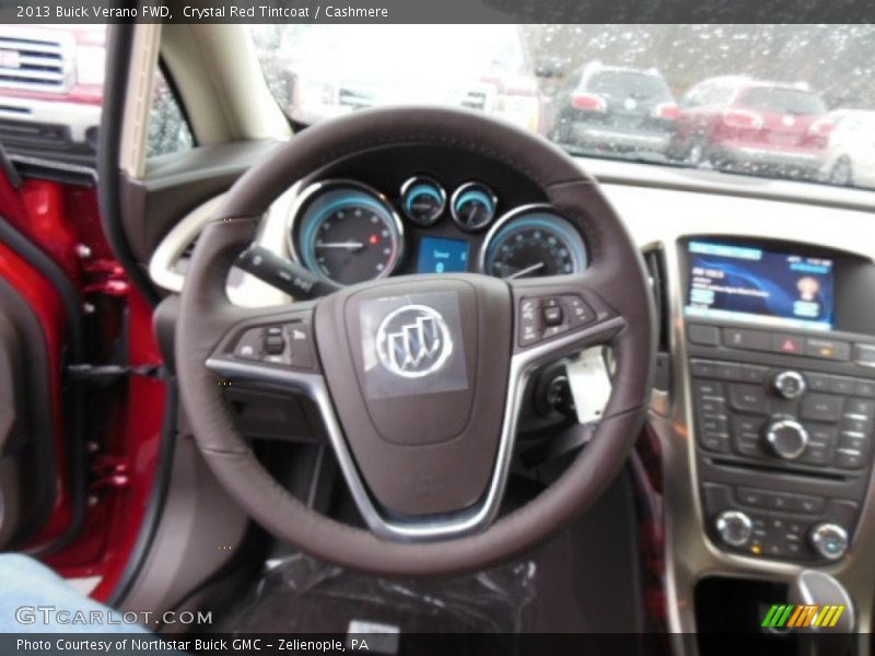Crystal Red Tintcoat / Cashmere 2013 Buick Verano FWD