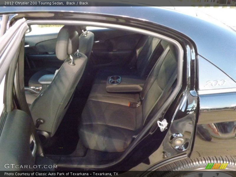 Black / Black 2012 Chrysler 200 Touring Sedan