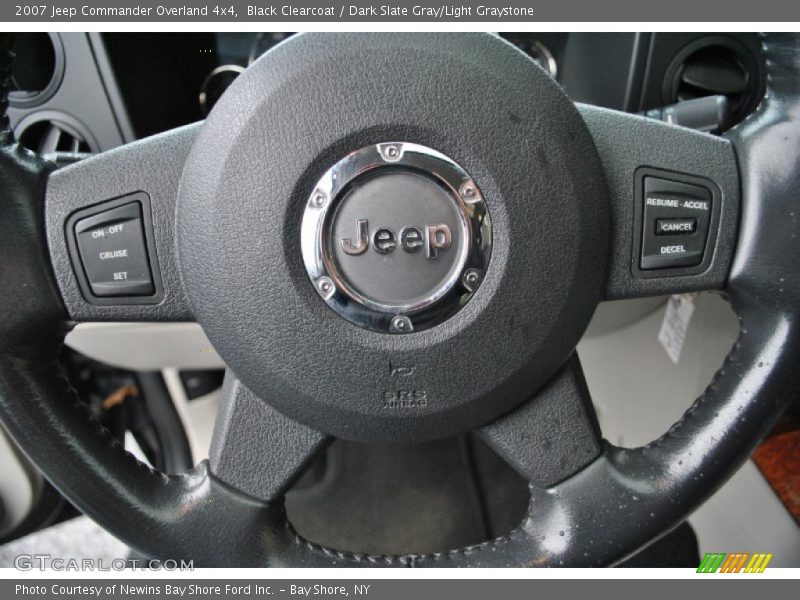 Black Clearcoat / Dark Slate Gray/Light Graystone 2007 Jeep Commander Overland 4x4