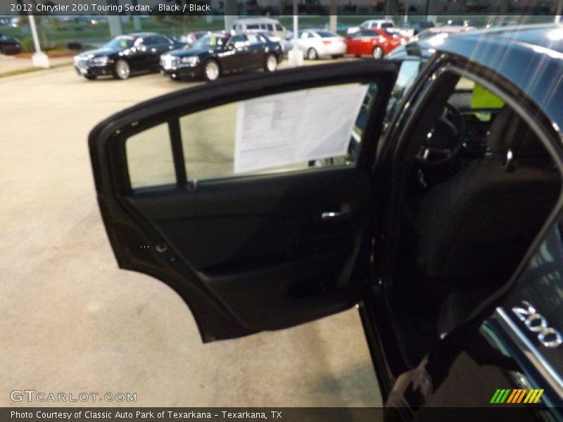 Black / Black 2012 Chrysler 200 Touring Sedan