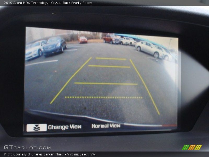 Crystal Black Pearl / Ebony 2010 Acura MDX Technology