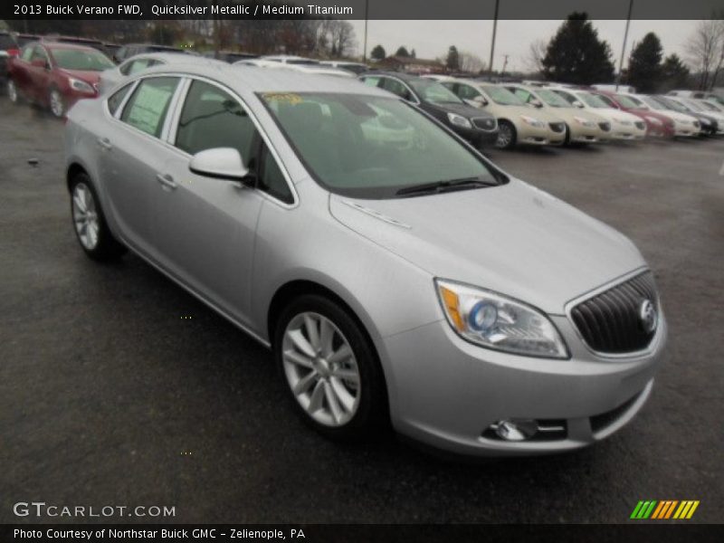 Quicksilver Metallic / Medium Titanium 2013 Buick Verano FWD
