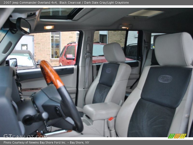 Black Clearcoat / Dark Slate Gray/Light Graystone 2007 Jeep Commander Overland 4x4