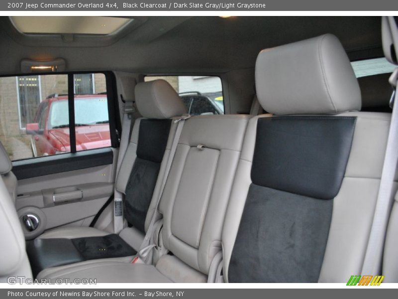 Black Clearcoat / Dark Slate Gray/Light Graystone 2007 Jeep Commander Overland 4x4