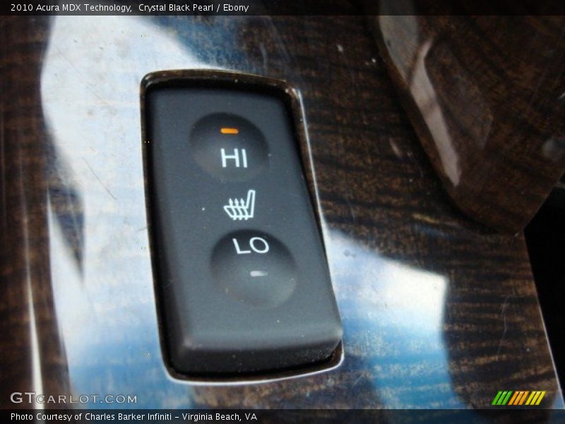 Crystal Black Pearl / Ebony 2010 Acura MDX Technology