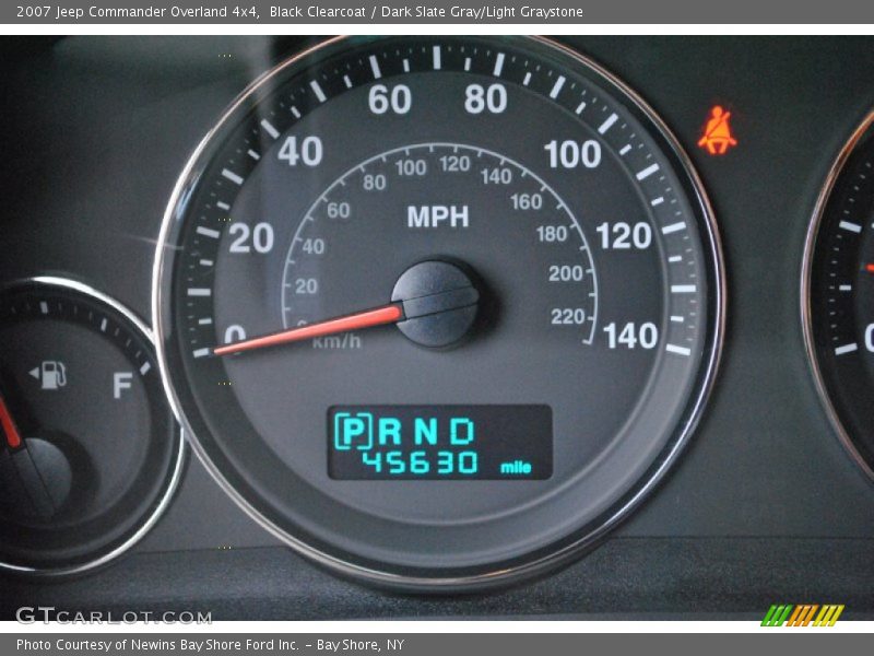 Black Clearcoat / Dark Slate Gray/Light Graystone 2007 Jeep Commander Overland 4x4