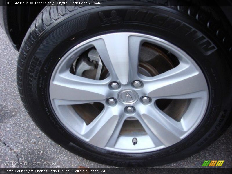 Crystal Black Pearl / Ebony 2010 Acura MDX Technology