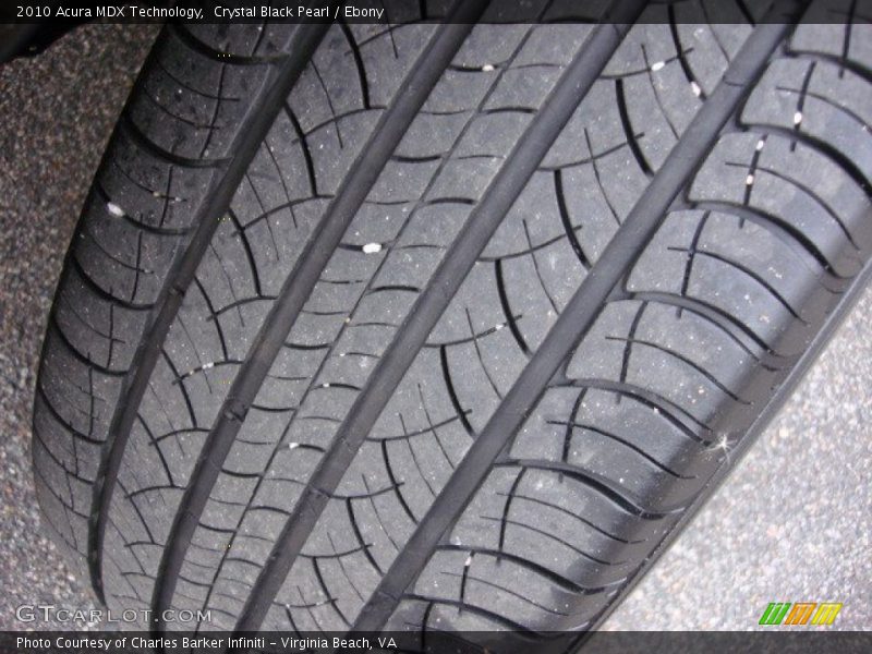 Crystal Black Pearl / Ebony 2010 Acura MDX Technology