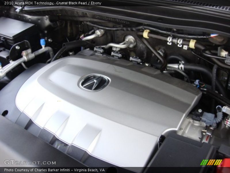 Crystal Black Pearl / Ebony 2010 Acura MDX Technology