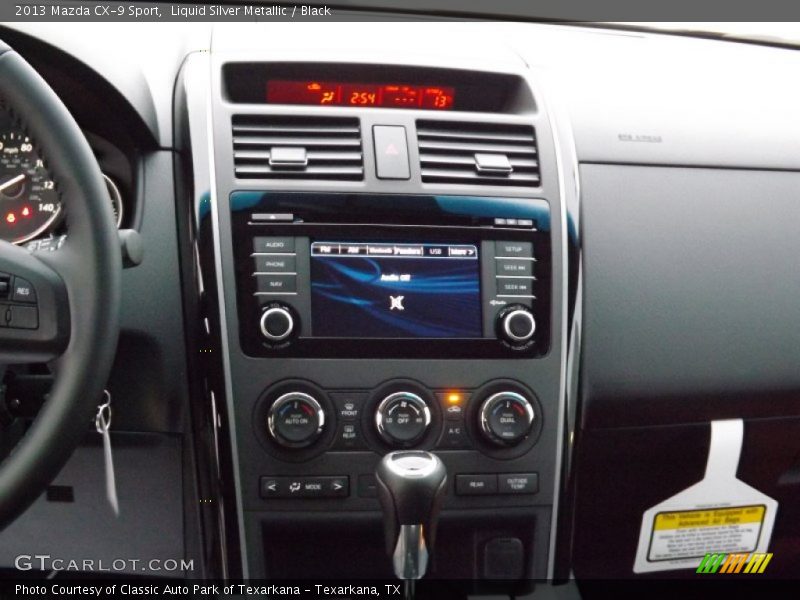 Liquid Silver Metallic / Black 2013 Mazda CX-9 Sport